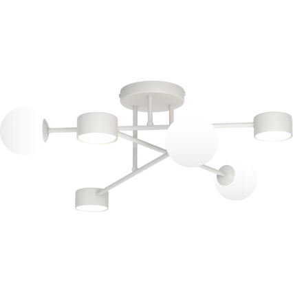 Prisadený luster HOLON 3xG9/8W/230V + 3xGX53/12W sivý