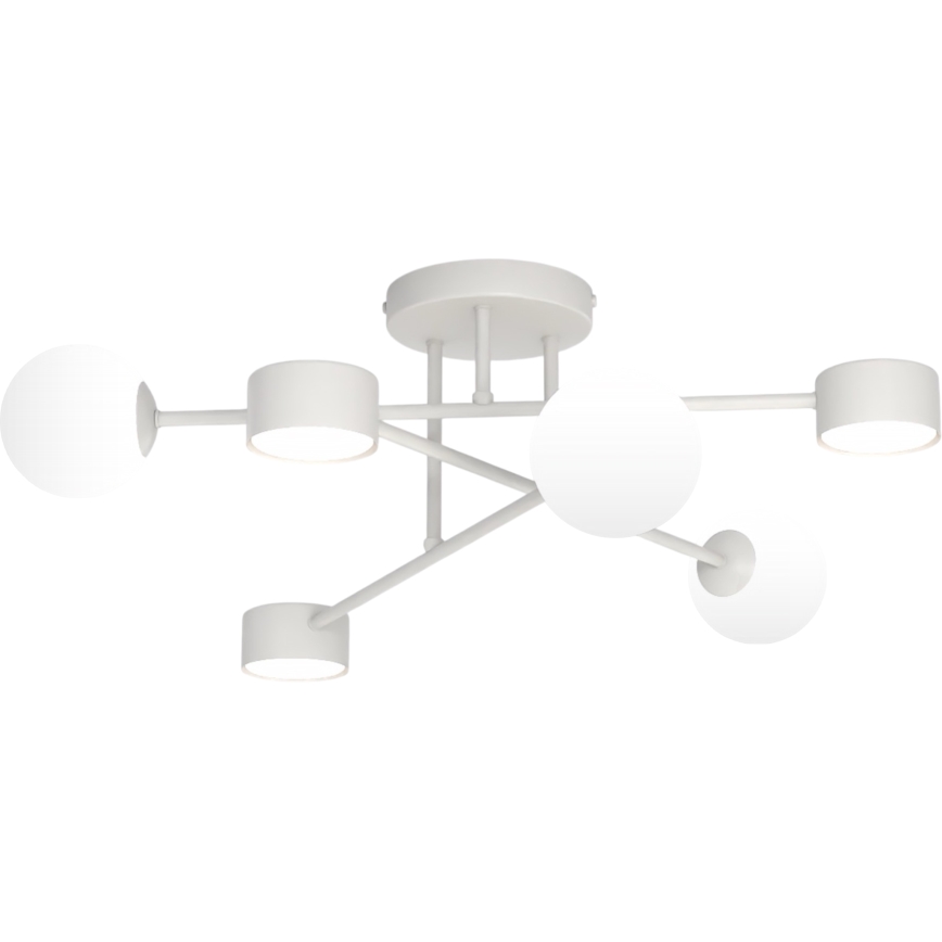 Prisadený luster HOLON 3xG9/8W/230V + 3xGX53/12W sivý