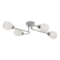 Prisadený luster KING 4xE27/15W/230V lesklý chróm