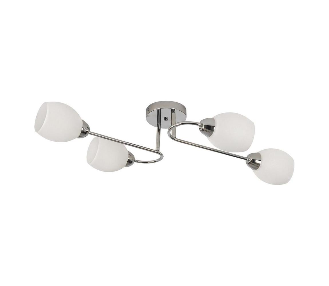 Prisadený luster KING 4xE27/15W/230V lesklý chróm ML2756