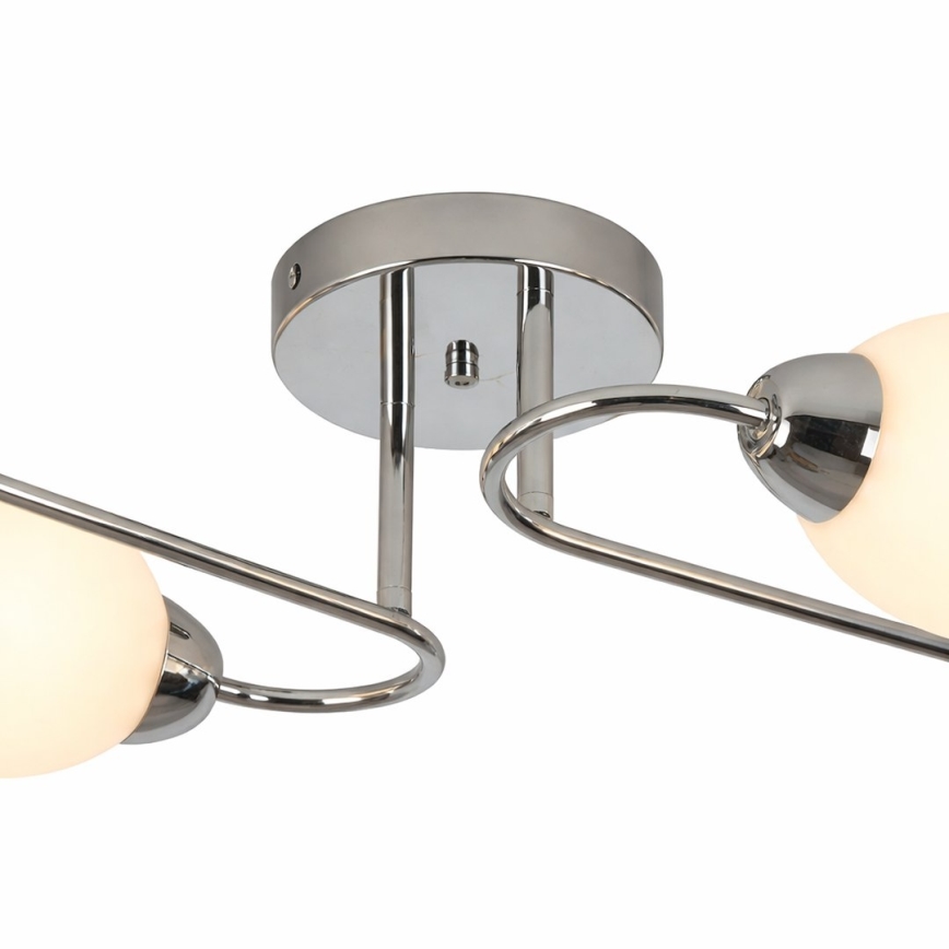 Prisadený luster KING 4xE27/15W/230V lesklý chróm