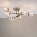 Prisadený luster MALENA 6xE14/5W/230V matný chróm/číre
