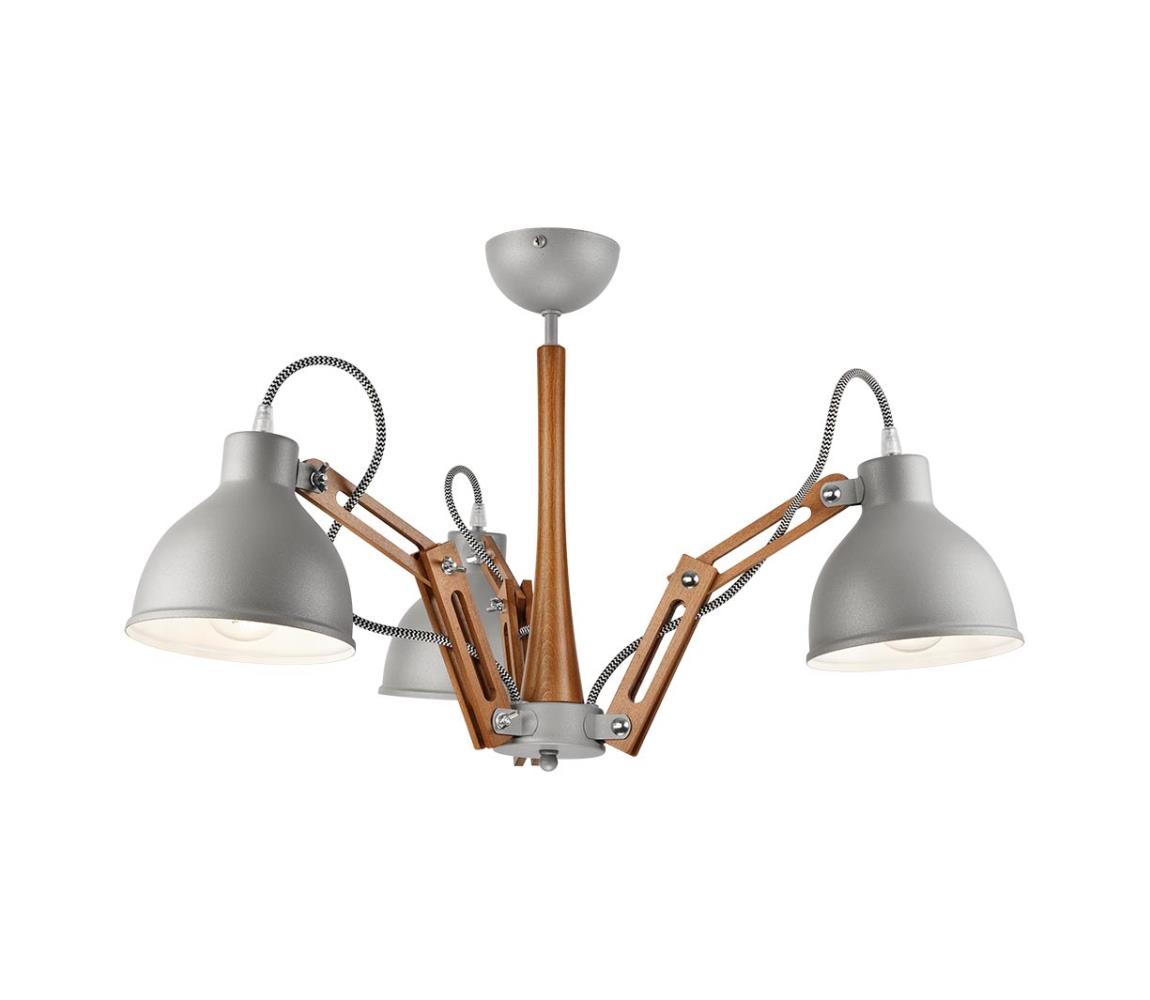 Prisadený luster MARCELLO 3xE27/60W/230V - FSC certifikované