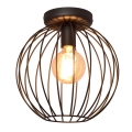Prisadený luster MERCURE 1xE27/15W/230V pr. 30 cm čierna