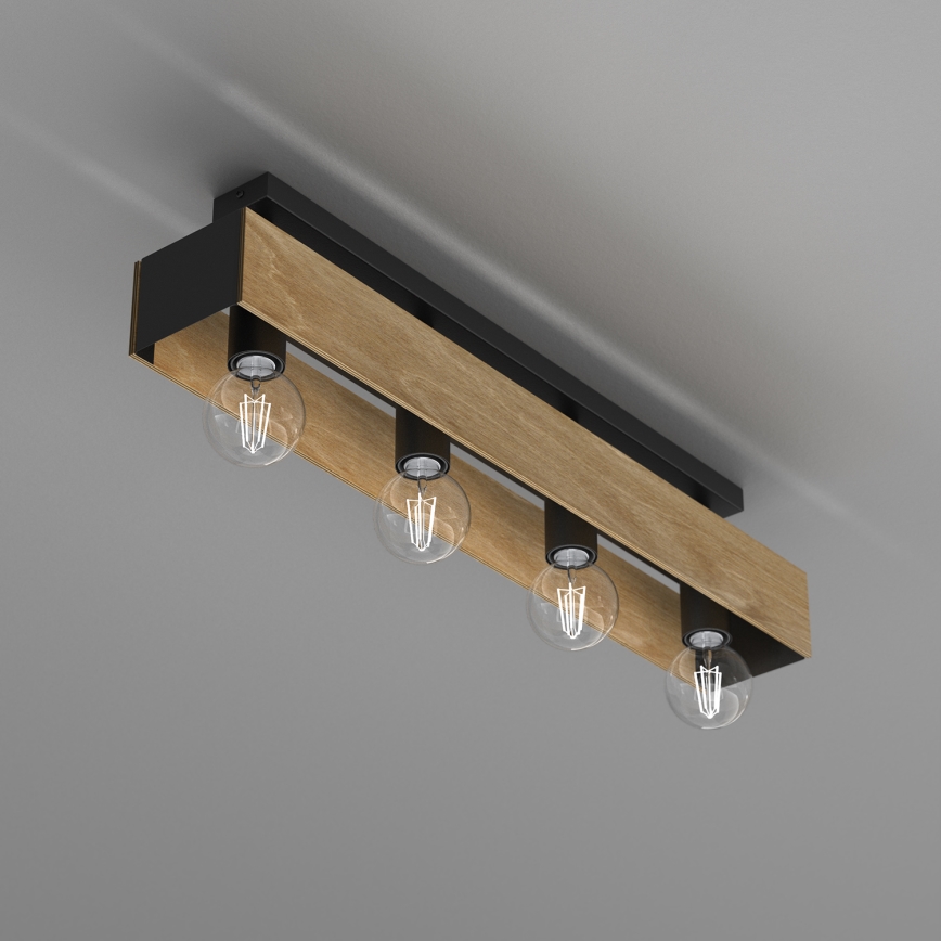 Prisadený luster MILUZA 4xE27/15W/230V