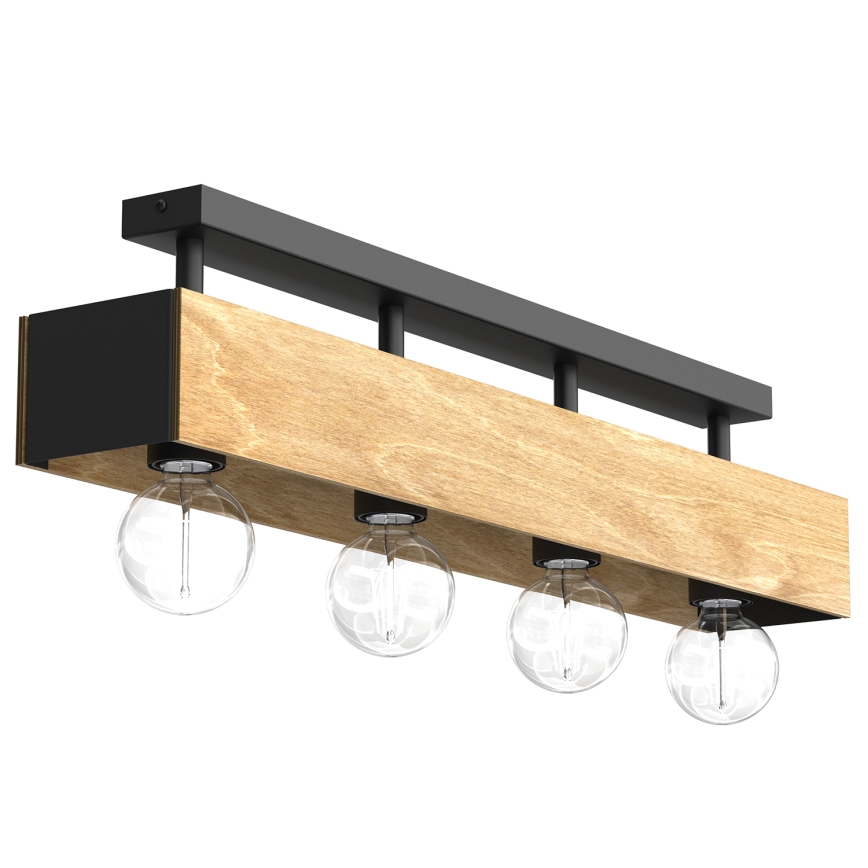 Prisadený luster MILUZA 4xE27/15W/230V