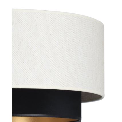 Prisadený luster NATIA 1xE27/60W/230V biela/čierna