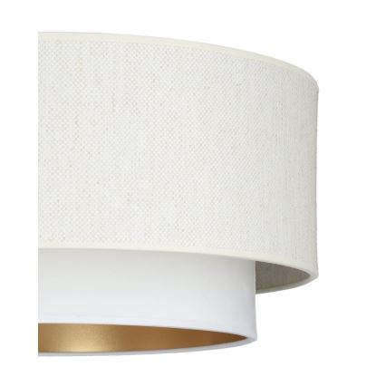 Prisadený luster NATIA 1xE27/60W/230V biela