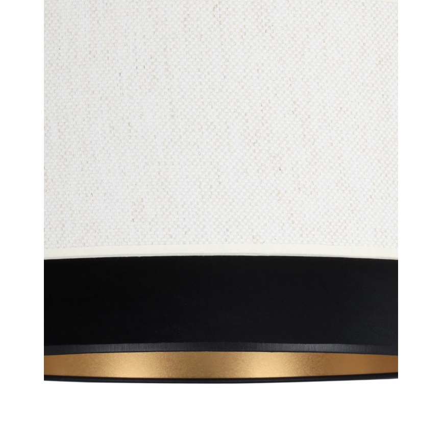 Prisadený luster NATIA 1xE27/60W/230V priemer 45 cm biela/čierna