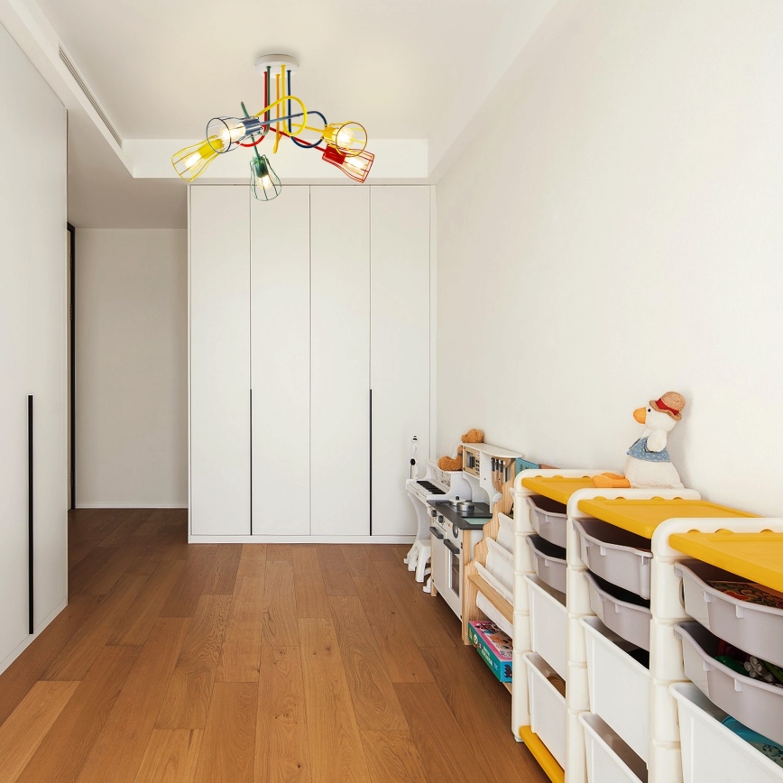 Prisadený luster OXFORD 5xE27/15W/230V