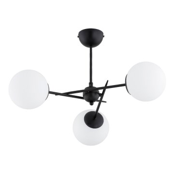 Prisadený luster PRIMERY 3xE14/10W/230V čierna