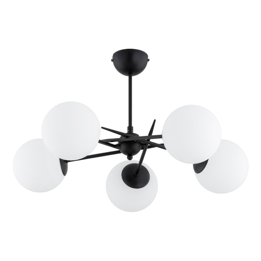 Prisadený luster PRIMERY 5xE14/10W/230V čierna