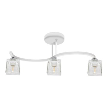Prisadený luster SANTOS 3xE27/15W/230V biela