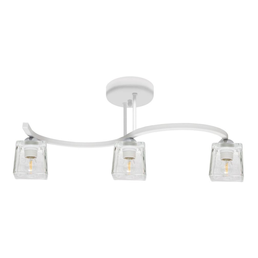 Prisadený luster SANTOS 3xE27/15W/230V biela