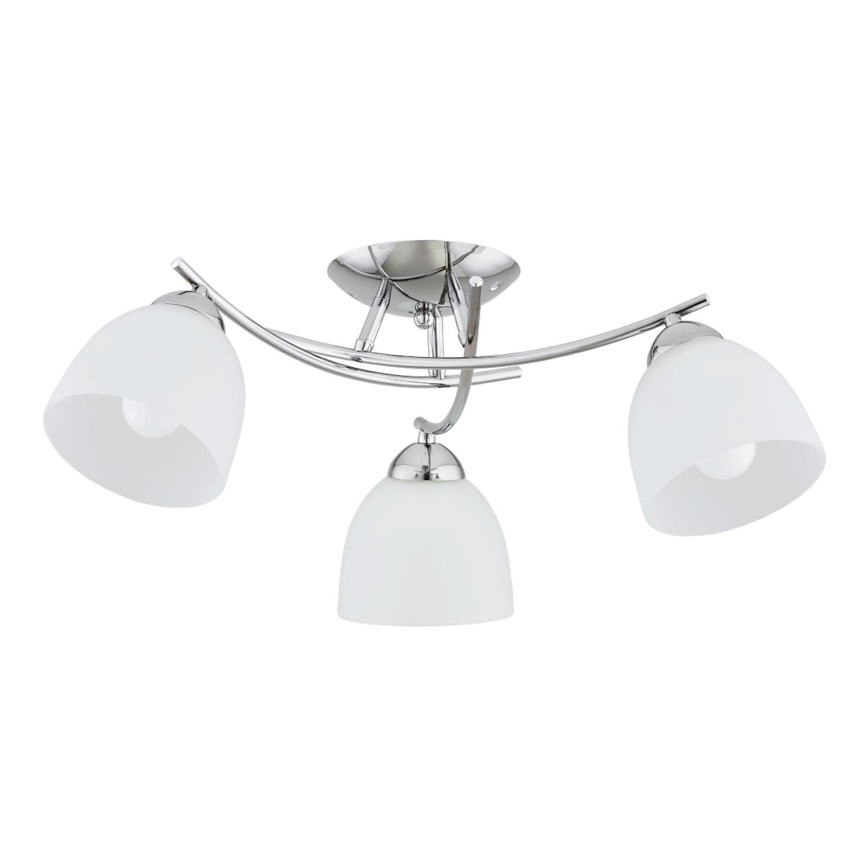 Prisadený luster SEVA 3xE27/15W/230V lesklý chróm