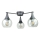 Prisadený luster STAR 3xE27/60W/230V čierna/číra