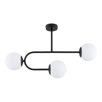 Prisadený luster STELLAR 3xE14/10W/230V čierna