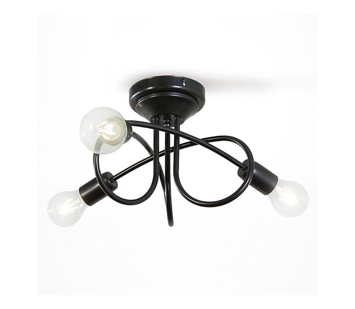  Prisadený luster STYLE 3xE27/60W/230V čierna 30703-cl332-pla000-cp000