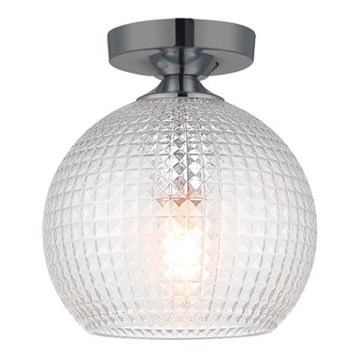 Prisadený luster TALISA 1xE27/40W/230V čierny chróm