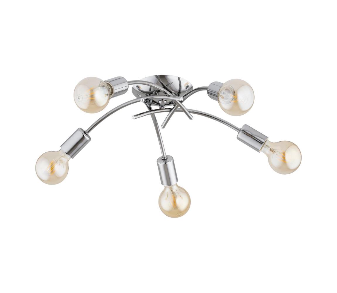 Prisadený luster TORIZO 5xE27/15W/230V lesklý chróm 63427