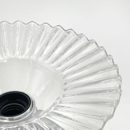 Prisadený luster TRISH 1xE27/15W/230V lesklý chróm/číra