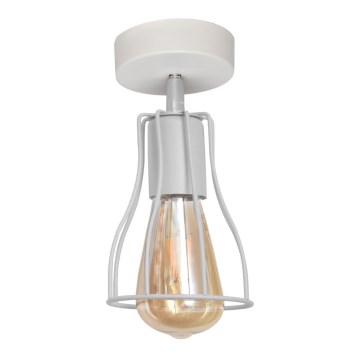 Prisadený luster TUBE II 1xE27/15W/230V biela