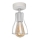 Prisadený luster TUBE II 1xE27/15W/230V biela