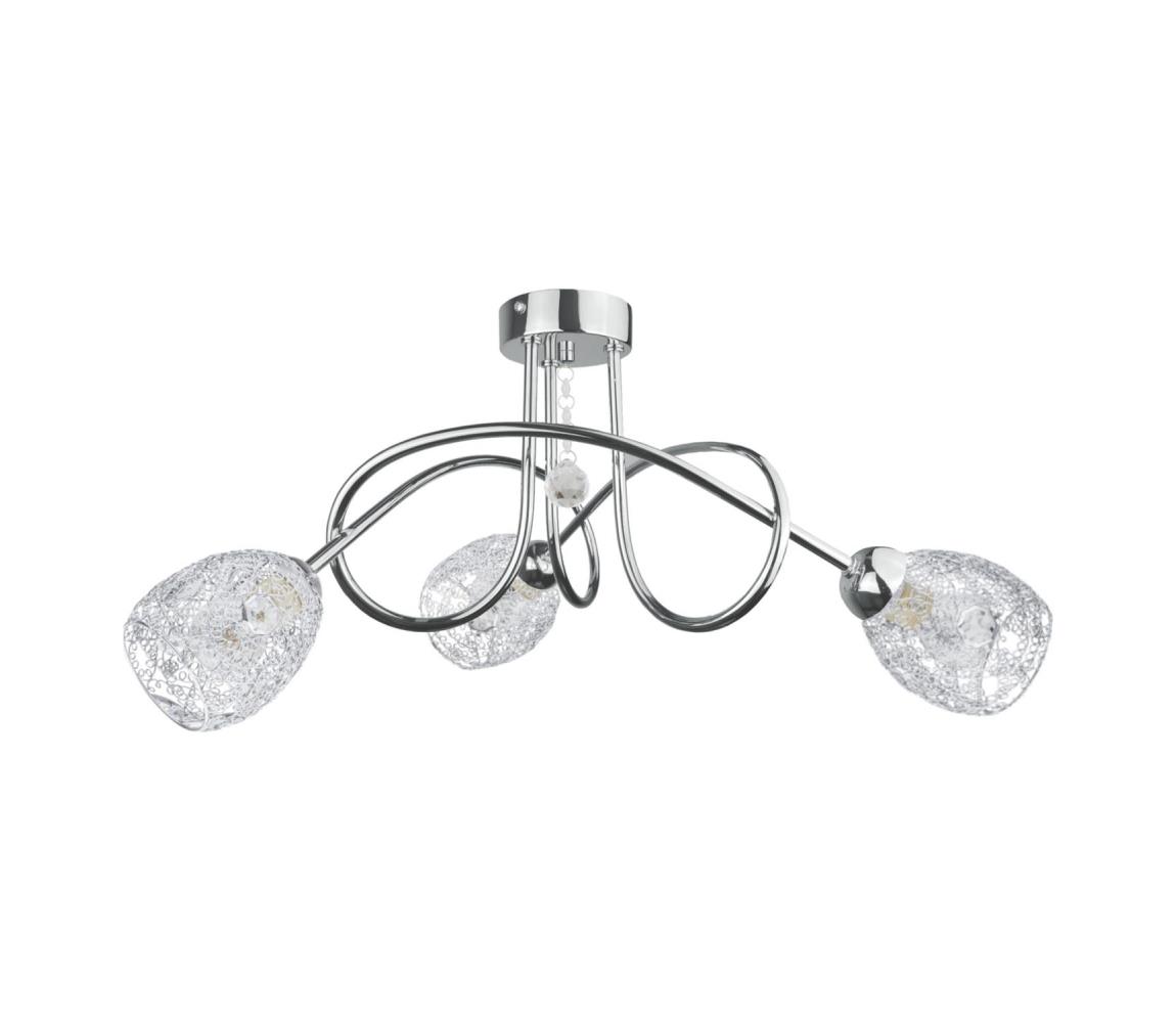 Keter Lighting Prisadený luster TWIST CRYSTAL 3xE14/40W/230V