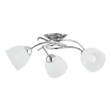 Prisadený luster VERWIL 3xE27/15W/230V lesklý chróm