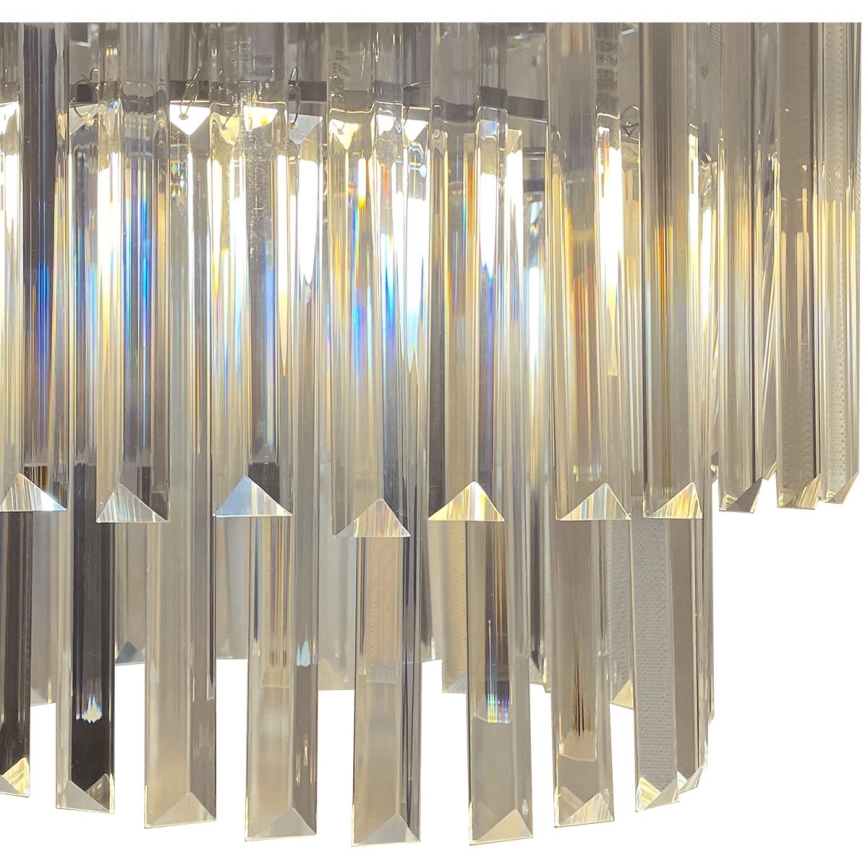 Prisadený luster VETRO 4xE14/40W/230V lesklý chróm