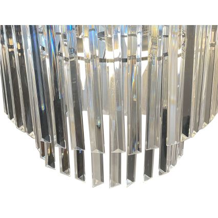 Prisadený luster VETRO 4xE14/40W/230V lesklý chróm
