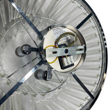 Prisadený luster VETRO 4xE14/40W/230V lesklý chróm