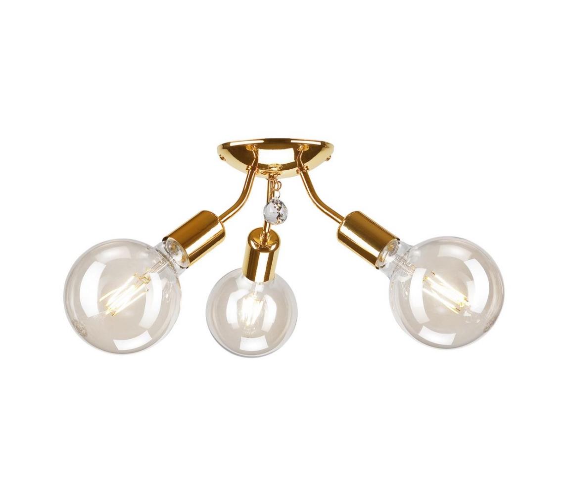 Prisadený luster VIGGO 3xE27/60W/230V zlatá