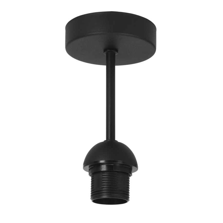 Prisadený luster WENTA 1xE27/60W/230V priemer 50 cm hnedý/juta