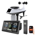 Profesionálna meteostanica s farebným LCD displejom 5V/2xAA + 3xAA + 2xAA Wi-Fi Tuya