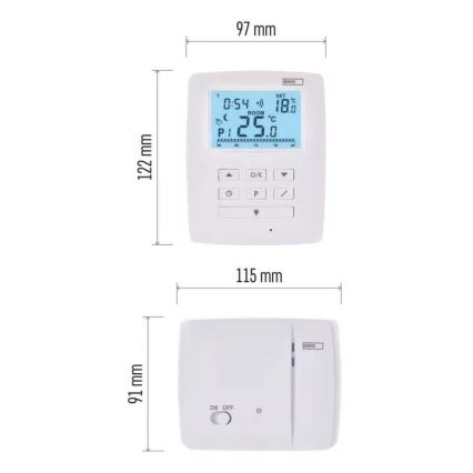 Programovateľný termostat 230V