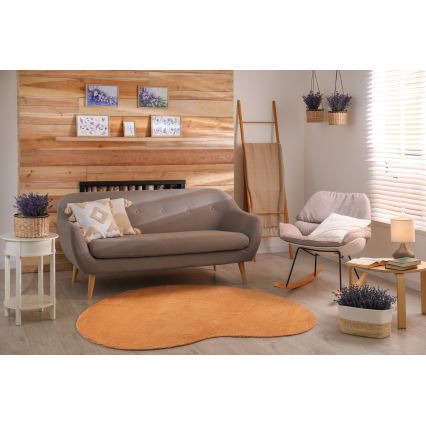 Protišmykový koberec LOREN 160x230 cm oranžový