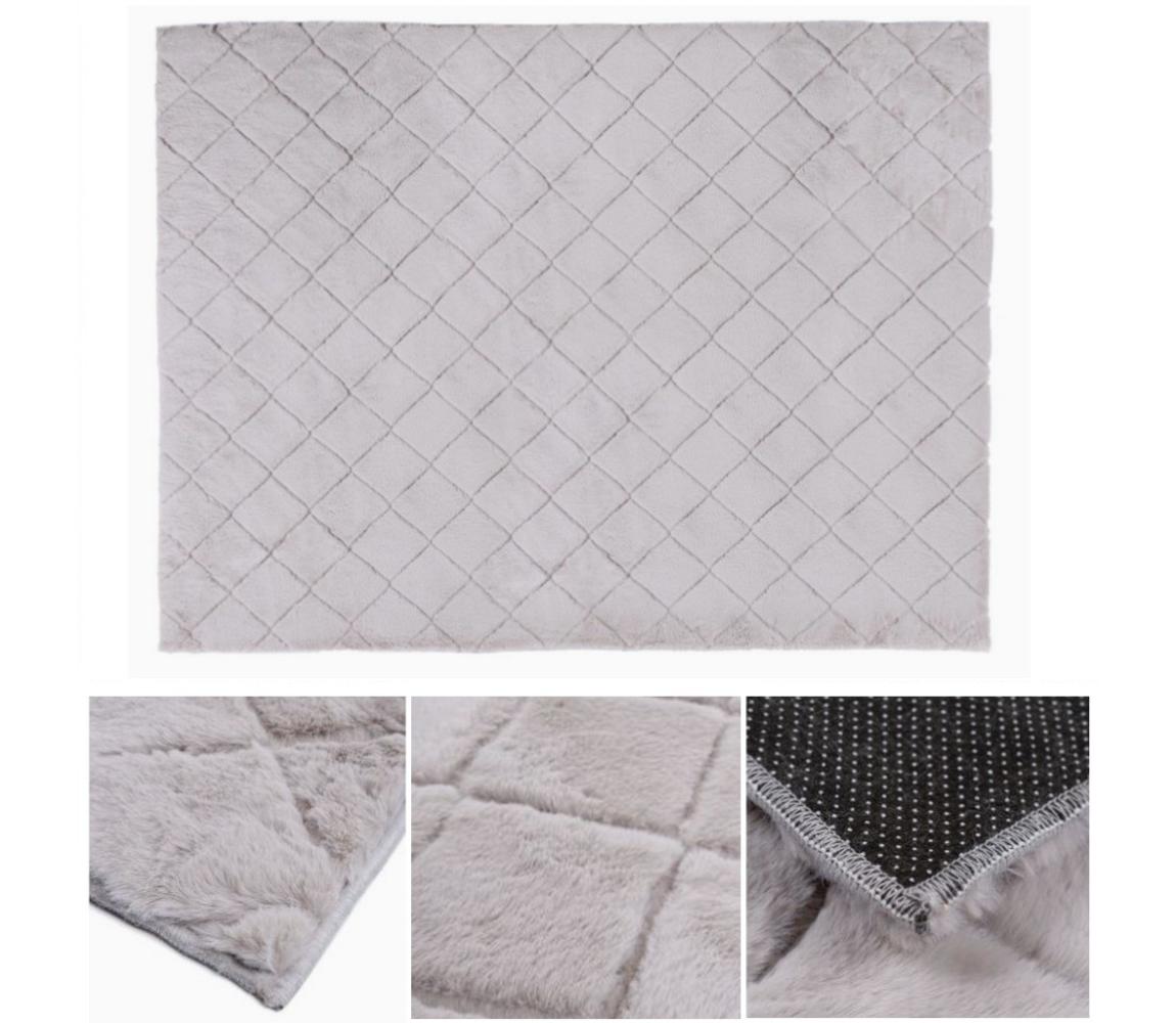 Multidecor Protišmykový koberec MODENA NEW 160x220 cm šedý 508820