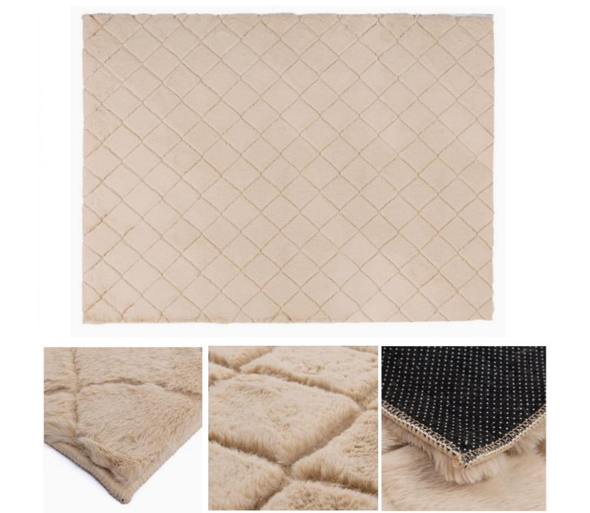 Multidecor Protišmykový koberec MODENA NEW 60x100 cm béžová 508807