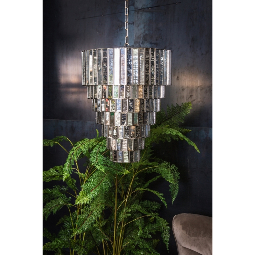 PTMD - Luster na reťazi CEYLIN 1xE27/40W/230V priemer 40 cm