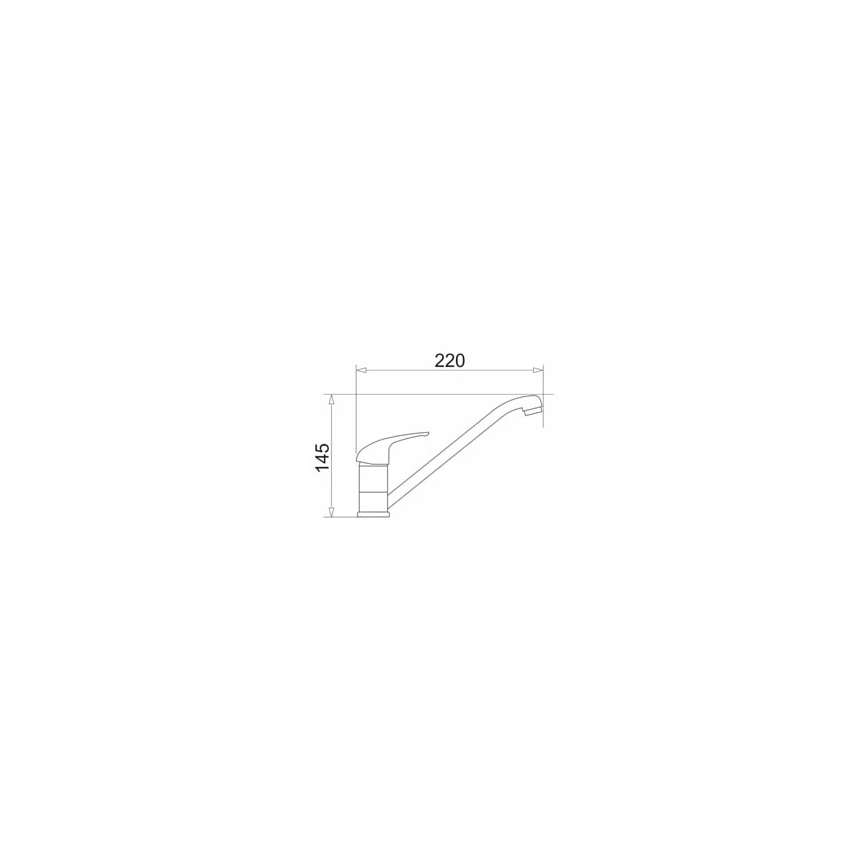 Pyramis 90915301 - Drezová batéria ASALIA chróm