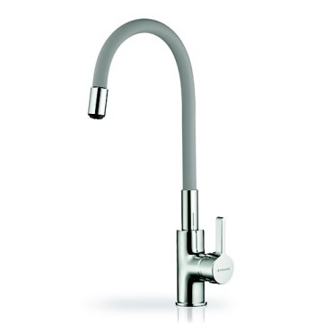 Pyramis 90938001 - Drezová batéria s flexibilným ramienkom FLESSI šedá