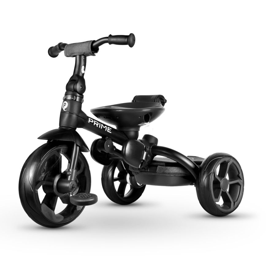 QPlay - Detská trojkolka 6v1 PRIME šedá