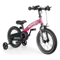 QPlay - Detský bicykel 14 MINIBY 3v1 ružová