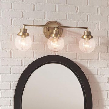 Quintiesse - Kúpeľňové nástenné svietidlo POPPY 3xE27/60W/230V IP44 zlaté
