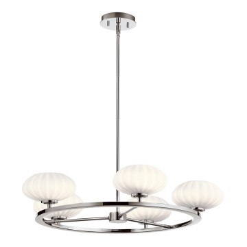 Quintiesse - LED kúpeľňový luster na tyči PIM 5xG9/3W/230V pr. 71,1 cm IP44 lesklý chróm