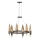 Quintiesse - Luster na lanku WILLOW 6xE14/40W/230V, priemer 61 cm, zlatá/čierna