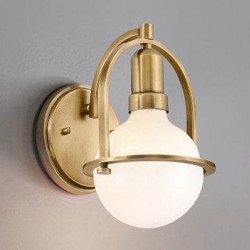 Quintiesse - Nástenná lampa SOMERSET 1xE27/60W/230V zlatá