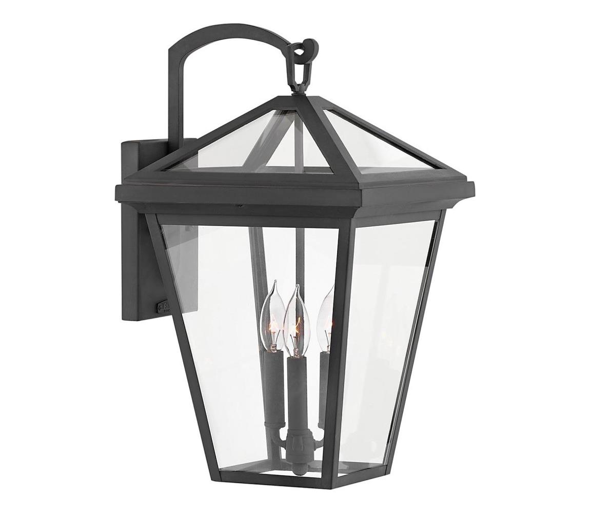 Elstead Quintiesse QN-ALFORD-PLACE2-L-MB - Vonkajšie nástenné svietidlo ALFORD L 3xE14/40W/230V IP44 QN-ALFORD-PLACE2-L-MB