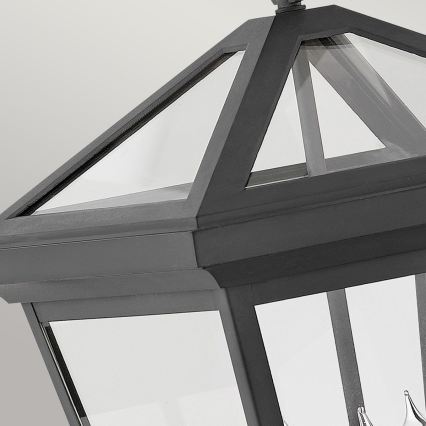 Quintiesse - Vonkajšie nástenné svietidlo ALFORD L 3xE14/40W/230V IP44 čierna